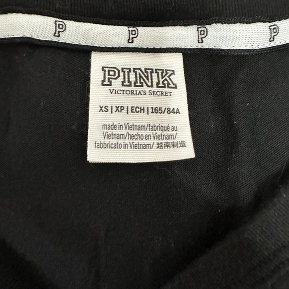 PINK XS Short Sleeved Oversized Crop - Picture 4 of 7